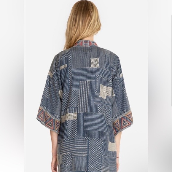 Johnny Was Thora Chambray Kimono
Embroidered Jacket Size Large - Picture 2 of 5